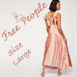 Free People Joyel Midi Dress Sz L